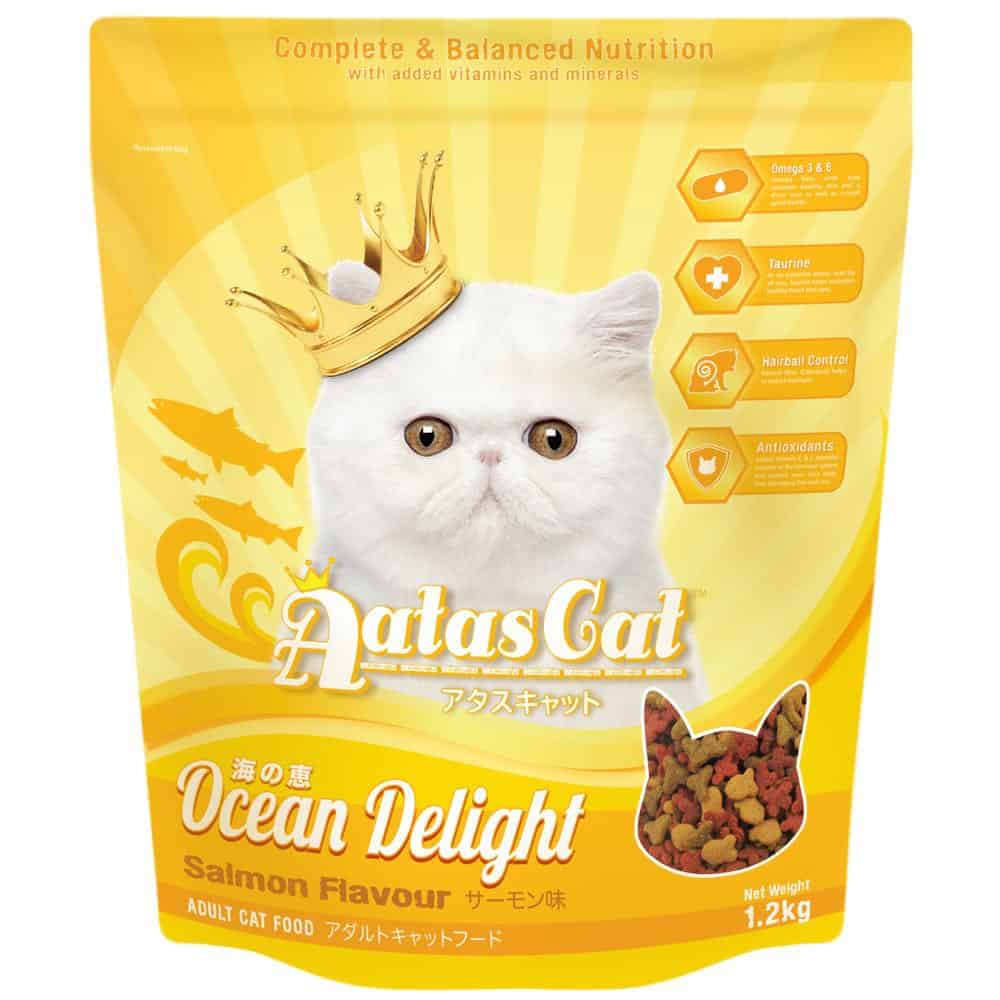 Aatas Ocean Delight Salmon Flavour Cat Food 1.2kg PetFoodCare