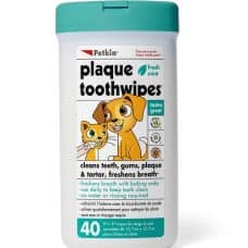 dog plaque tooth wipes