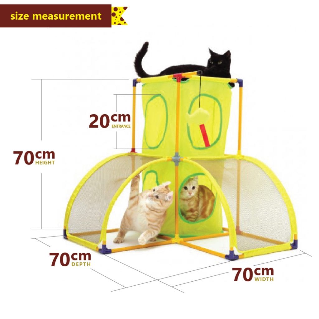SportPet Cat Play Palace Measurement